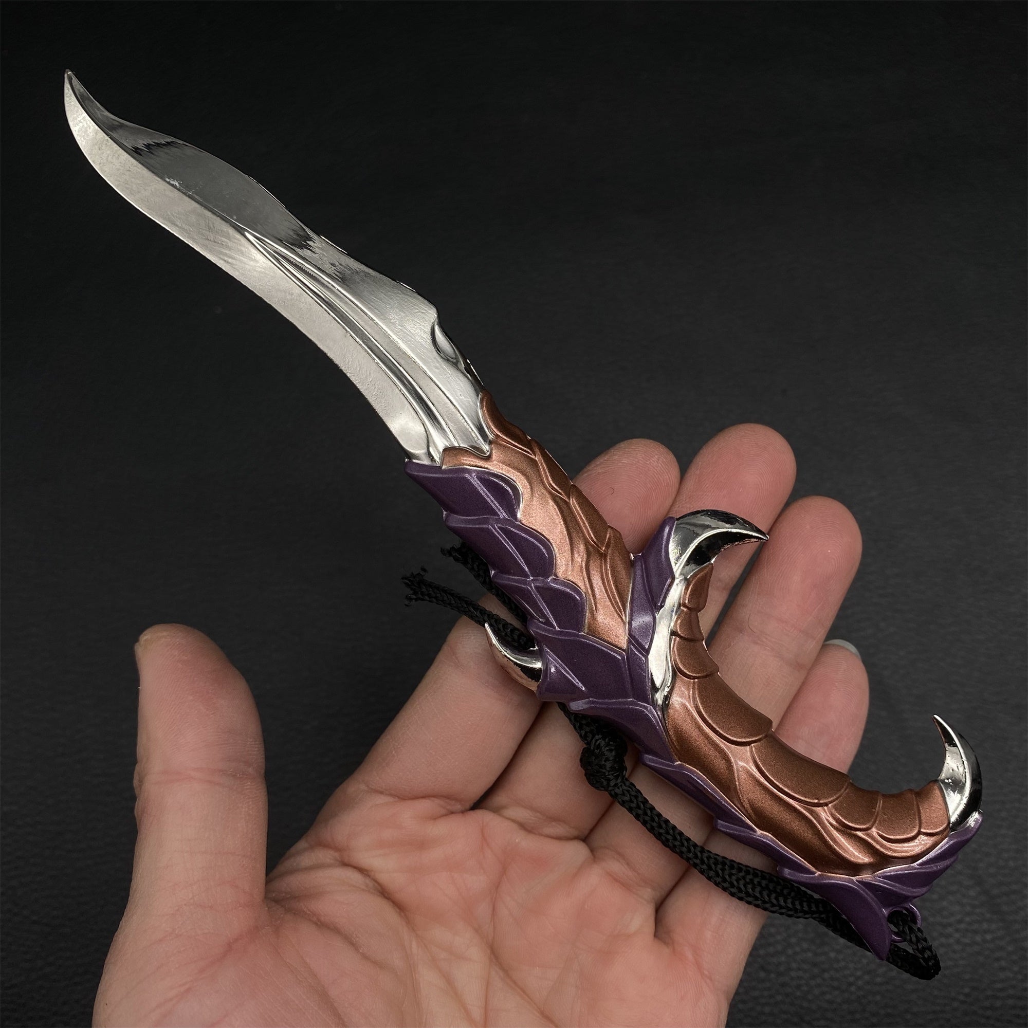 Mini-Scale Val Props Collective Metal Knife Fan Art Elderflame - Tophatter Daily Deals