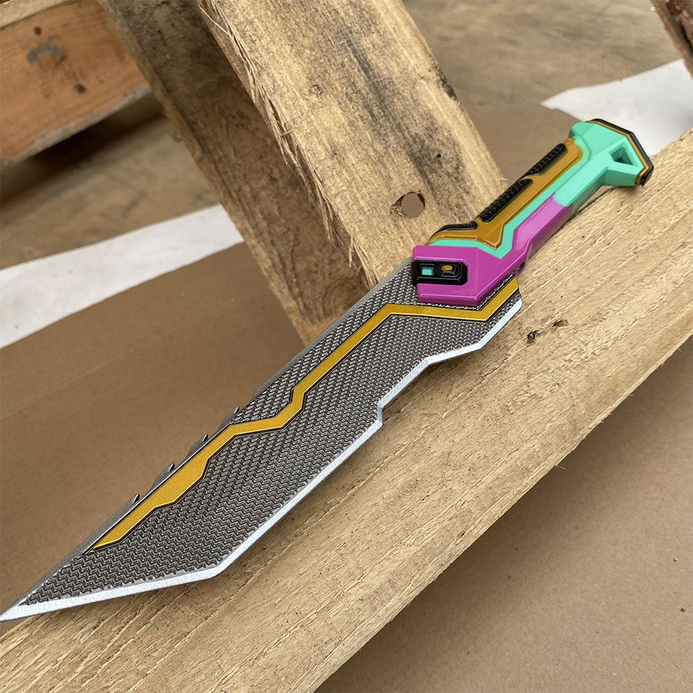 1:1 Glitchpop Knife Life Size Metal Replica--Blunt Blade Glitchpop Dagger Only - Tophatter Daily Deals
