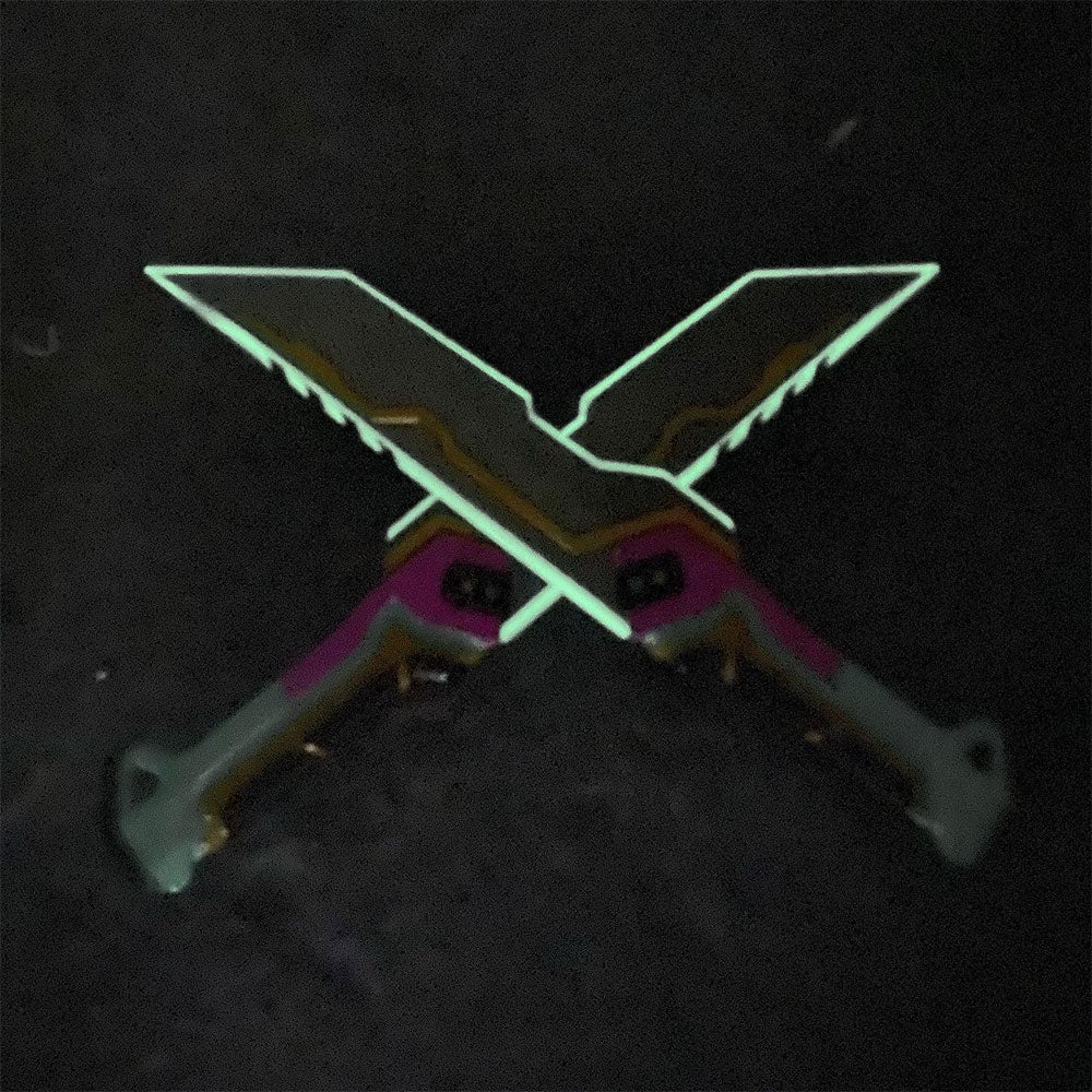 1:1 Glitchpop Knife Life Size Metal Replica--Blunt Blade - Tophatter Daily Deals