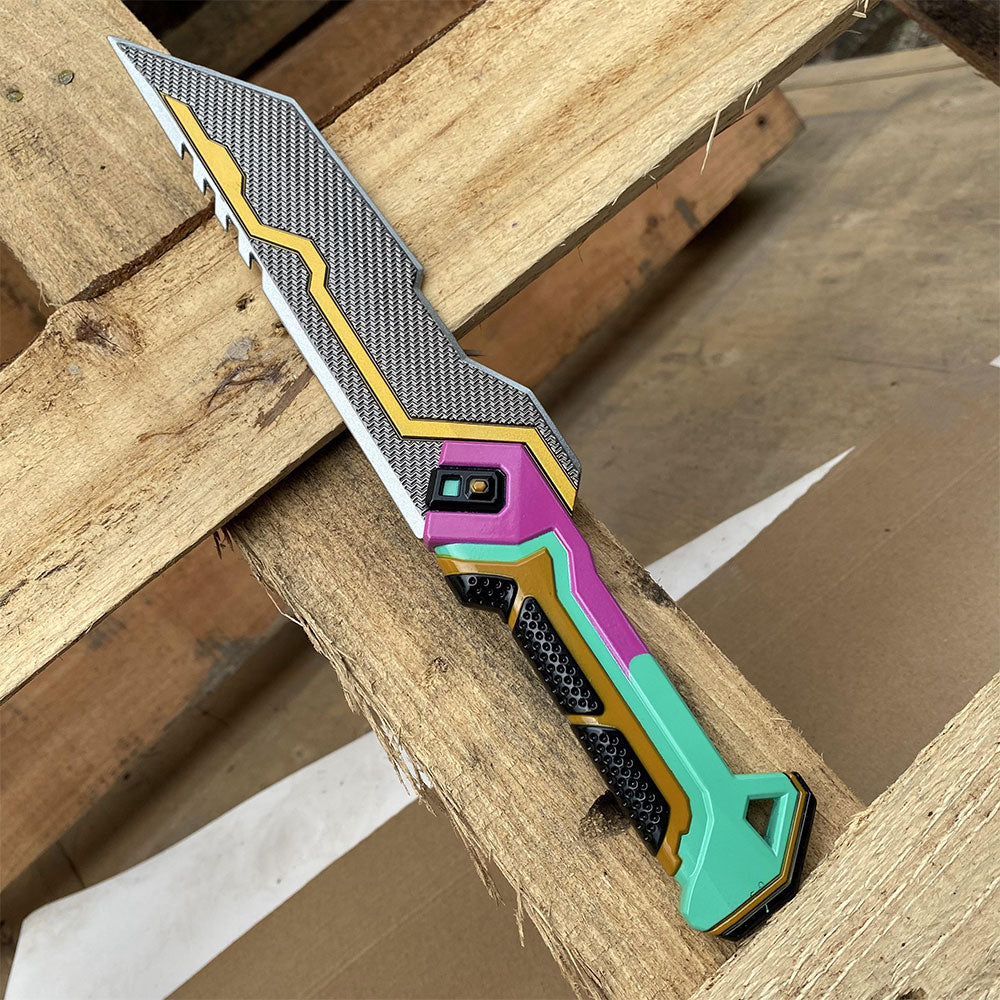 1:1 Glitchpop Knife Life Size Metal Replica--Blunt Blade - Tophatter Daily Deals