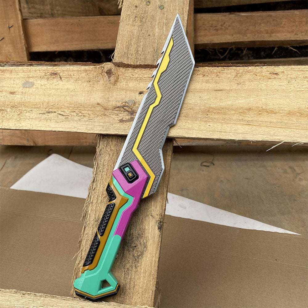 1:1 Glitchpop Knife Life Size Metal Replica--Blunt Blade - Tophatter Daily Deals