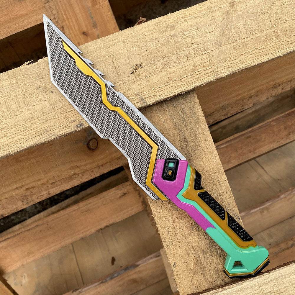 1:1 Glitchpop Knife Life Size Metal Replica--Blunt Blade - Tophatter Daily Deals
