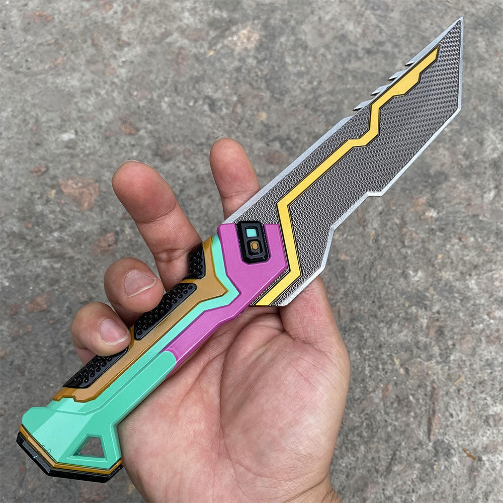 1:1 Glitchpop Knife Life Size Metal Replica--Blunt Blade - Tophatter Daily Deals
