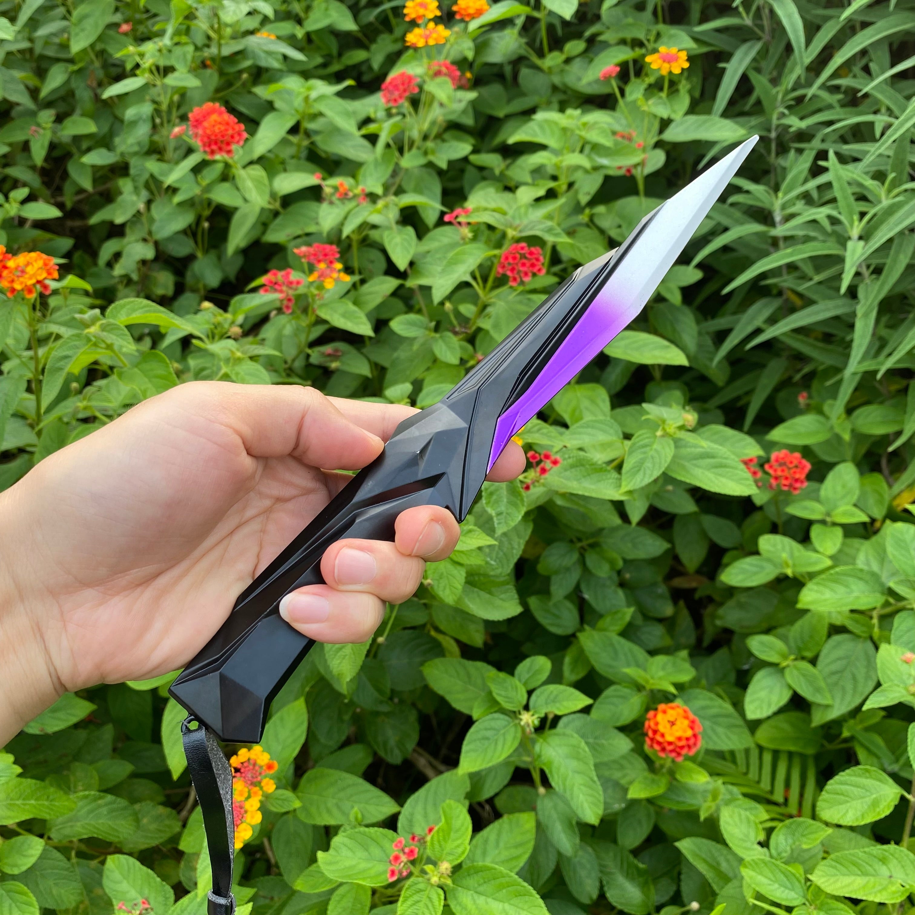28CM Metal Singularity Knife Purple Replica - Tophatter Daily Deals