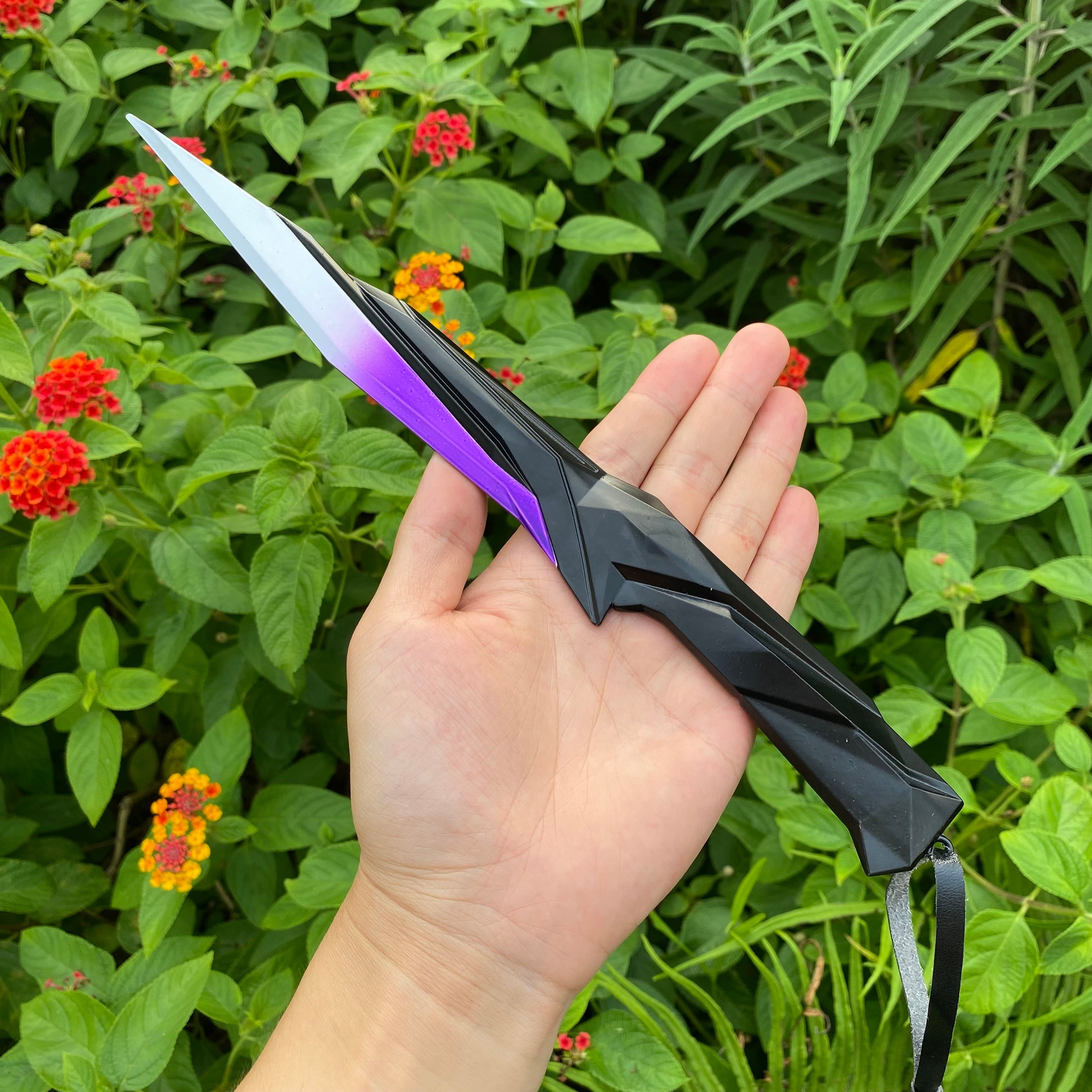 28CM Metal Singularity Knife Purple Replica - Tophatter Daily Deals