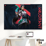 Customized Soft Hot Game Characters Tapestry Wall Arts Gamers Room Decor Sage B 海报、印刷品与视觉艺术品 - Tophatter Daily Deals