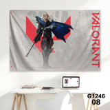 Customized Soft Hot Game Characters Tapestry Wall Arts Gamers Room Decor Sova A 海报、印刷品与视觉艺术品 - Tophatter Daily Deals