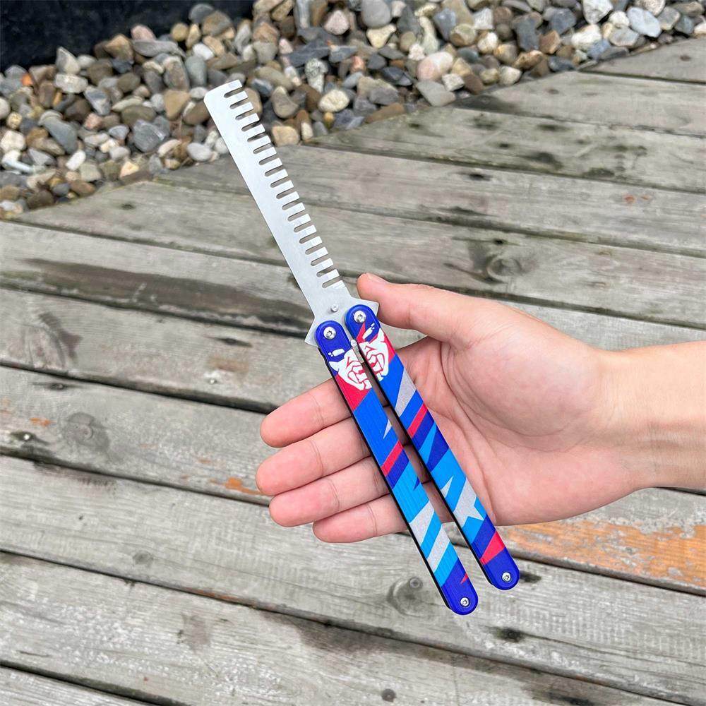 Val Game Knife Handicrafts Metal Game Skin Knife Gamer Gift Yoru Comb - Tophatter Daily Deals