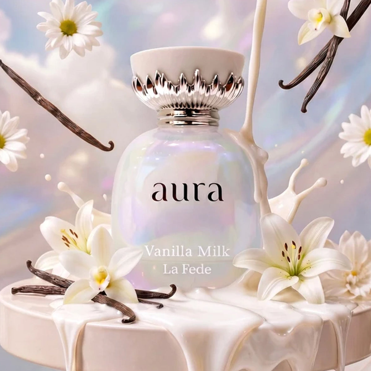 Khadlaj Aura Vanilla Milk Eau De Parfum 100ml Spray - Tophatter Daily Deals