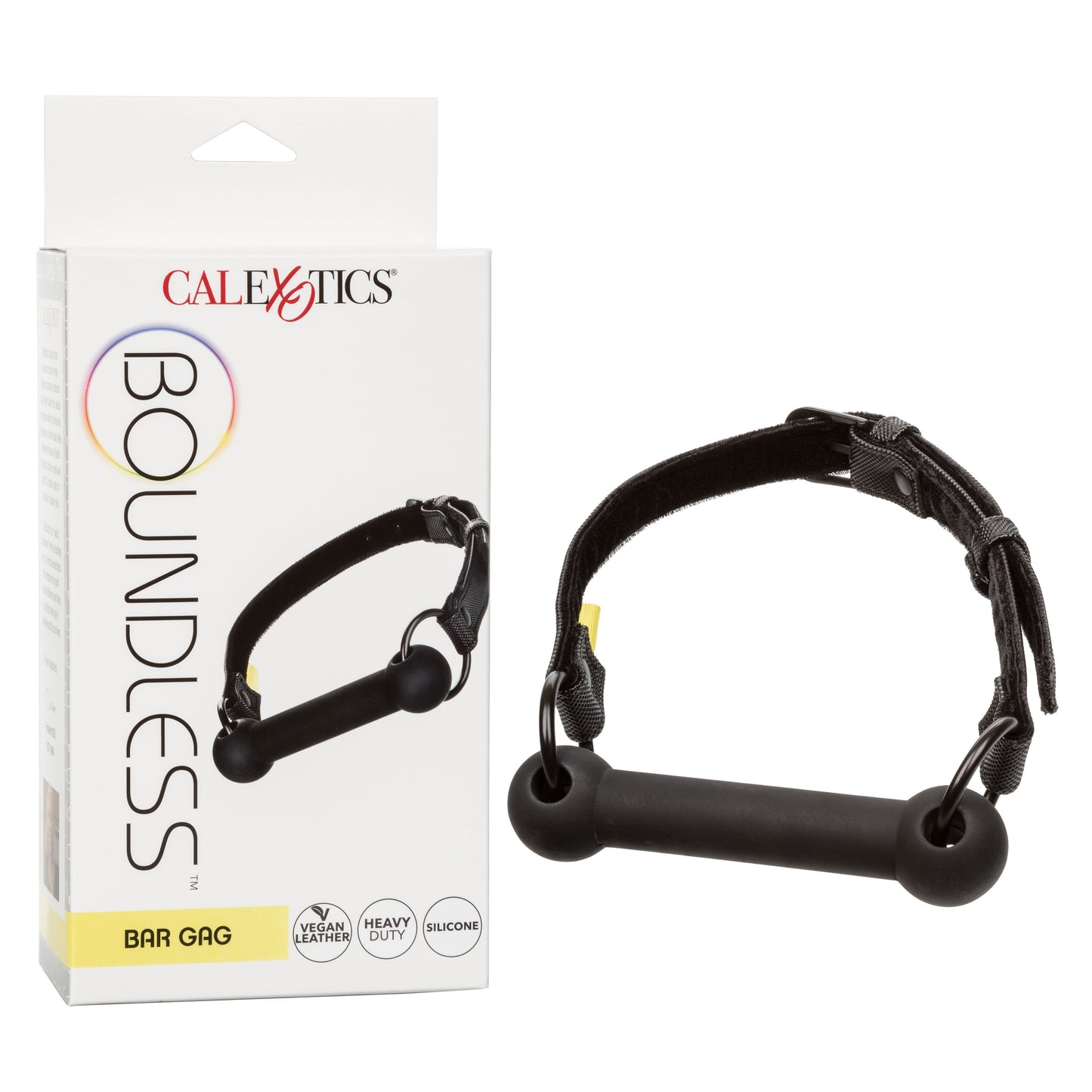 Boundless Bar Gag – Body-Safe Silicone Bar Gag with Vegan Leather Strap > Bondage Gear > Gags and Bits - Tophatter Daily Deals