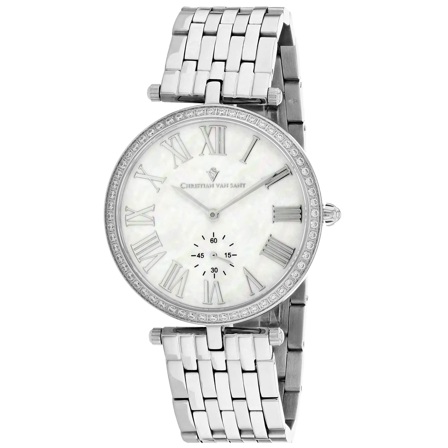 Christian Van Sant Women's Hush // CV0290 Mother of pearl Watches - Tophatter Daily Deals