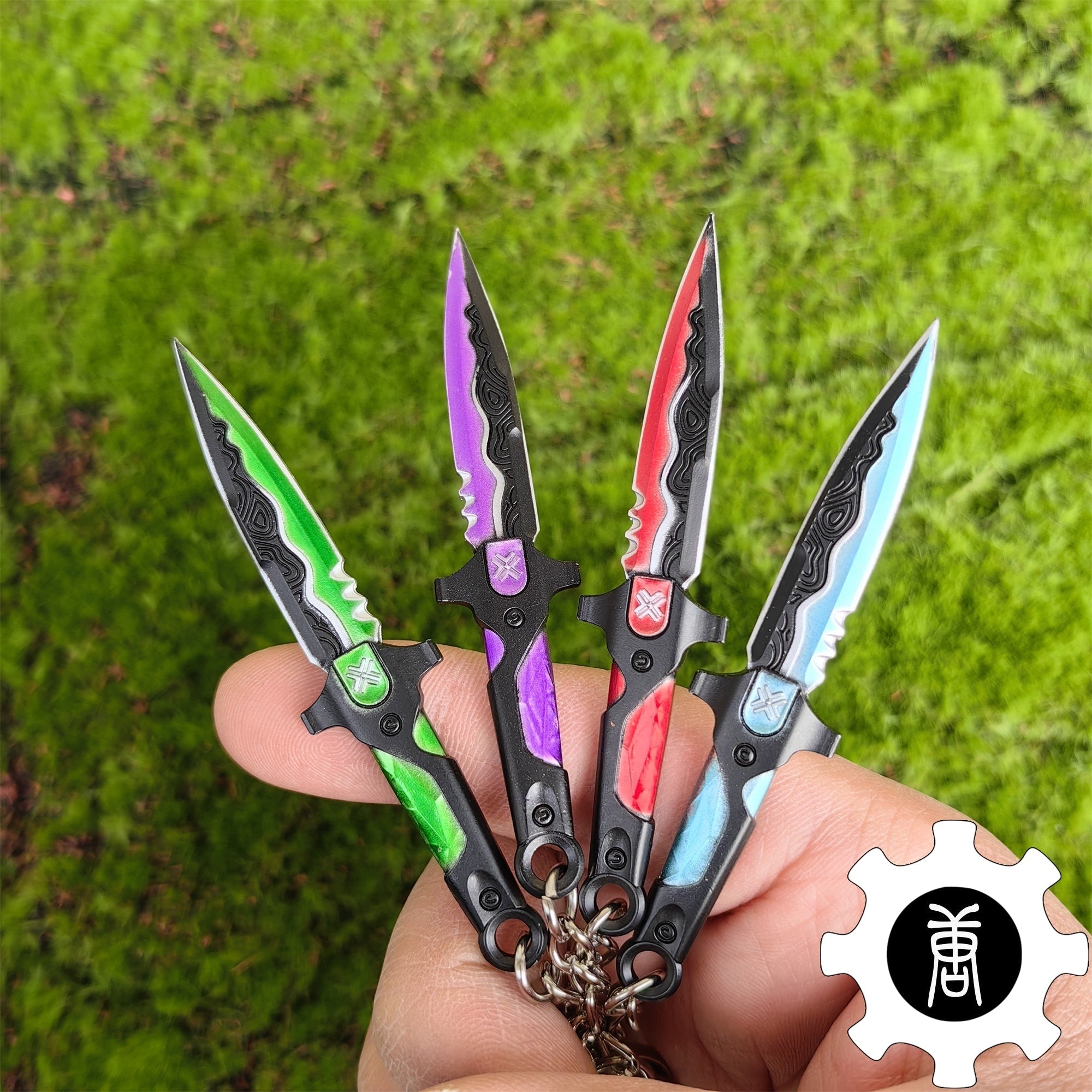 VCT Knife Keychain Backpack Pendant 4 Colors Option 4 In 1 Pack - Tophatter Daily Deals