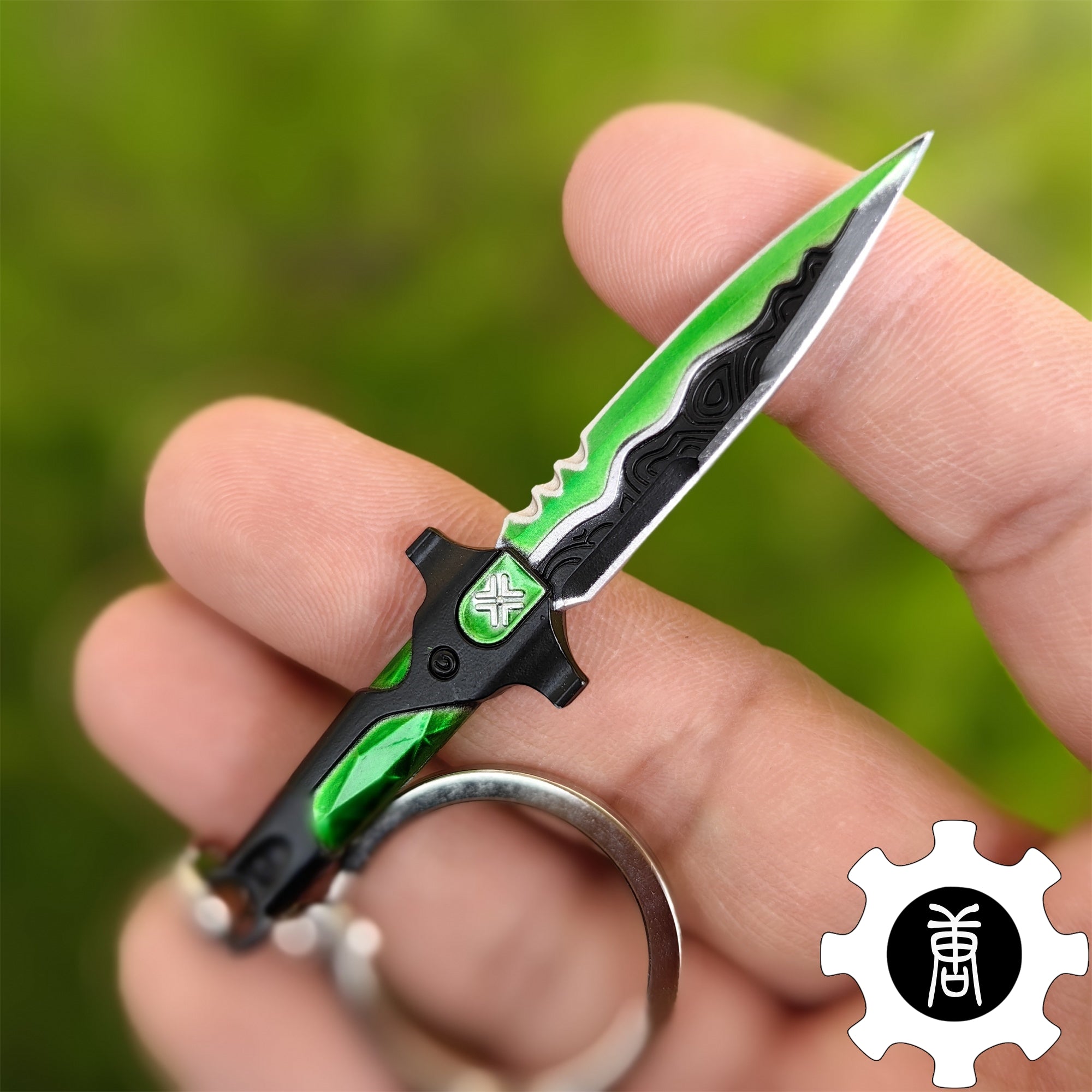 VCT Knife Keychain Backpack Pendant 4 Colors Option Green - Tophatter Daily Deals