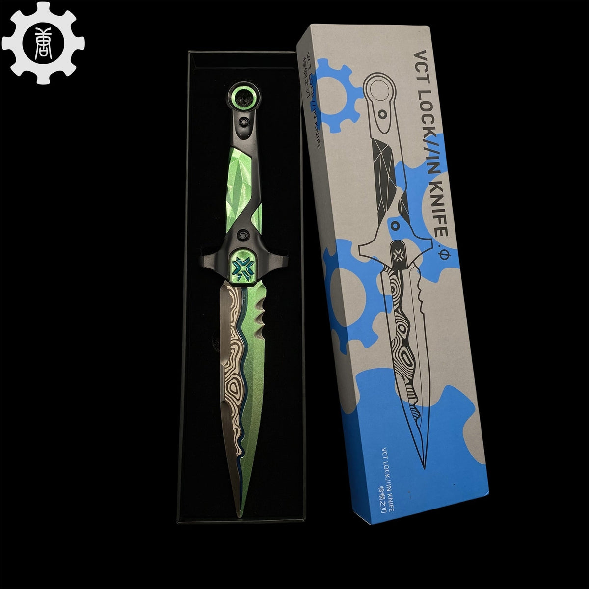 New Version Metal VCT Knife Life Size Most Accurate Replica Green VCT Only weapon fan art - Tophatter Daily Deals