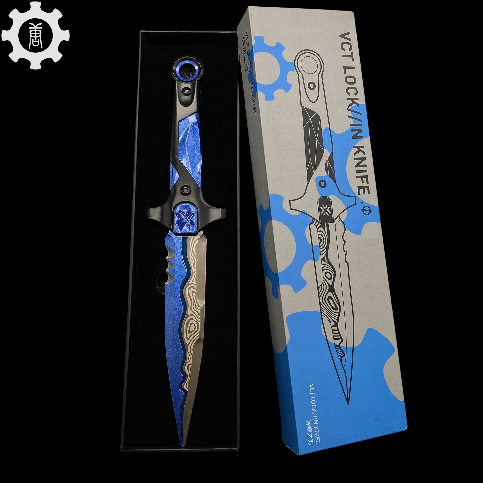New Version Metal VCT Knife Life Size Most Accurate Replica Blue VCT Only weapon fan art - Tophatter Daily Deals