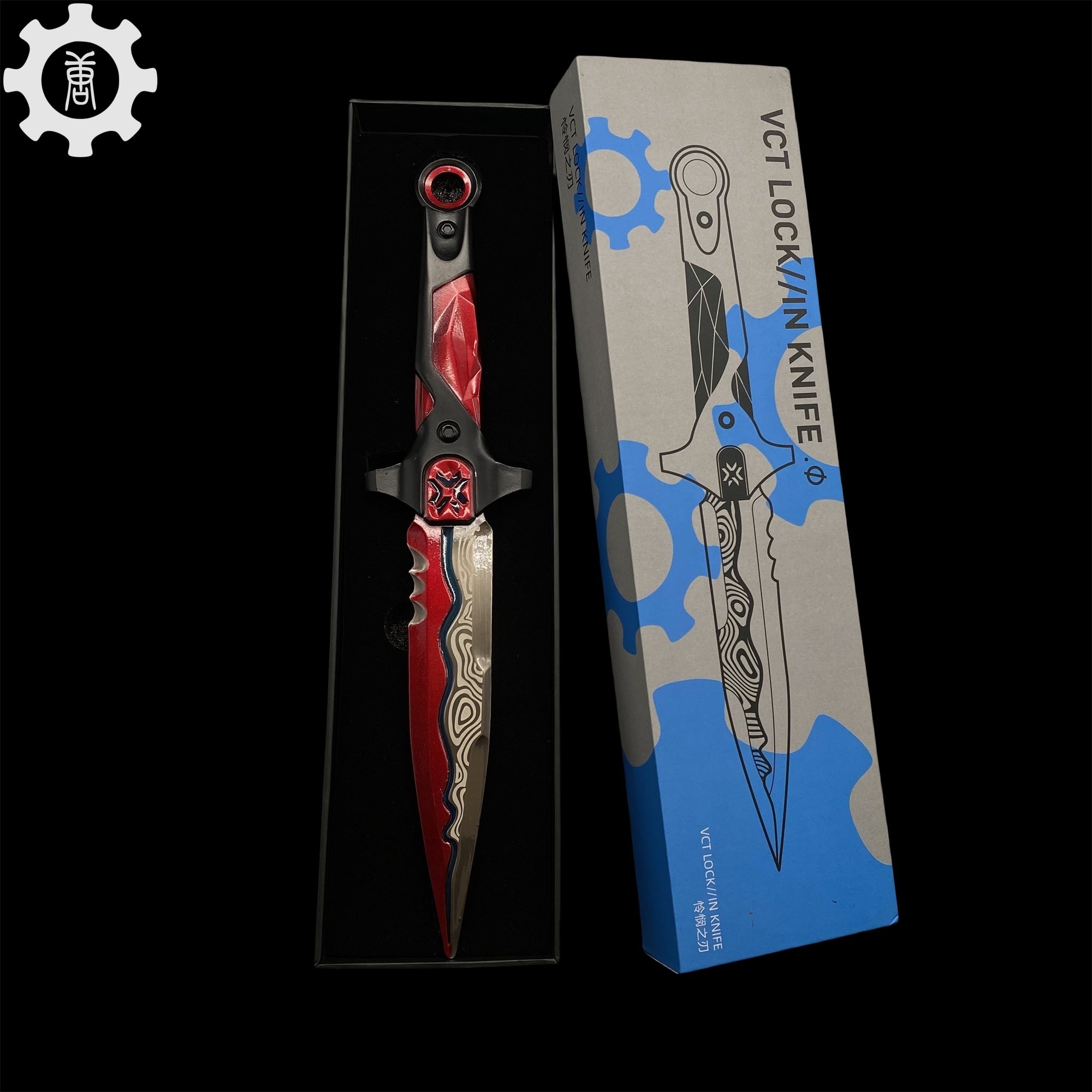 New Version Metal VCT Knife Life Size Most Accurate Replica Red VCT Only weapon fan art - Tophatter Daily Deals