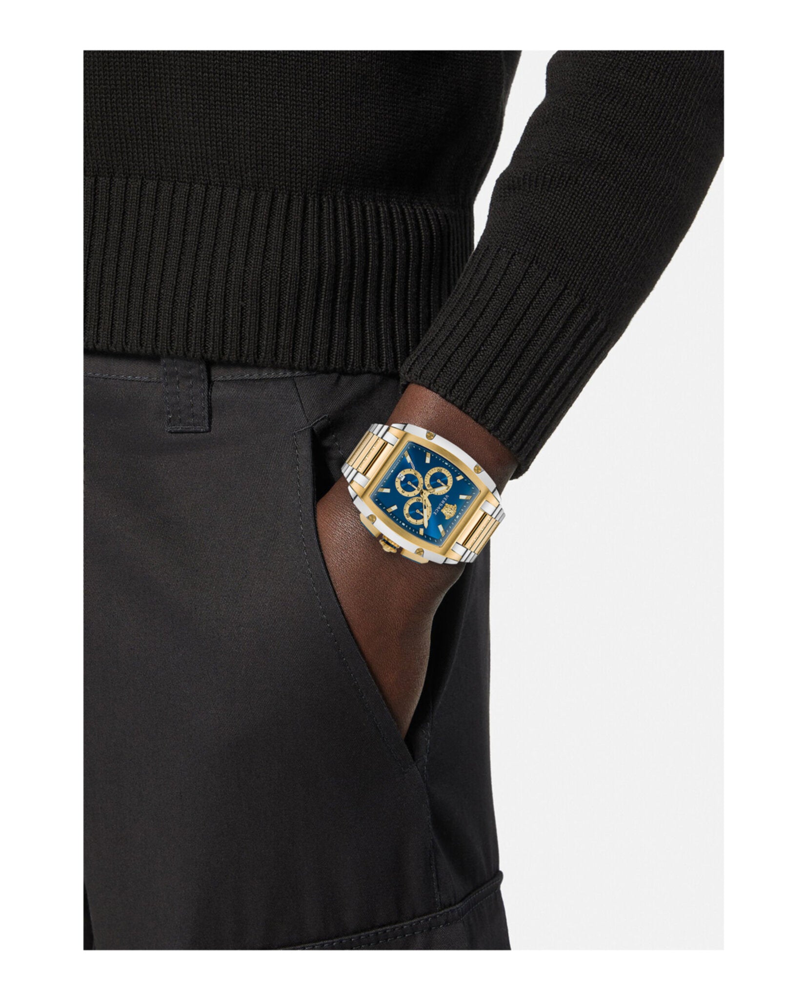 Versace Dominus Chronograph Watch Watches - Tophatter Daily Deals