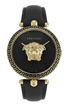 Versace Palazzo Empire Leather Watch Gold Watches - Tophatter Daily Deals