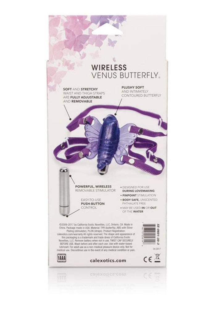Cal Exotics - Venus Butterfly Wearable Vibrator - Purple Sex Toy - Tophatter Daily Deals