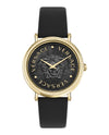 Versace V-Dollar Leather Watch Gold Watches - Tophatter Daily Deals