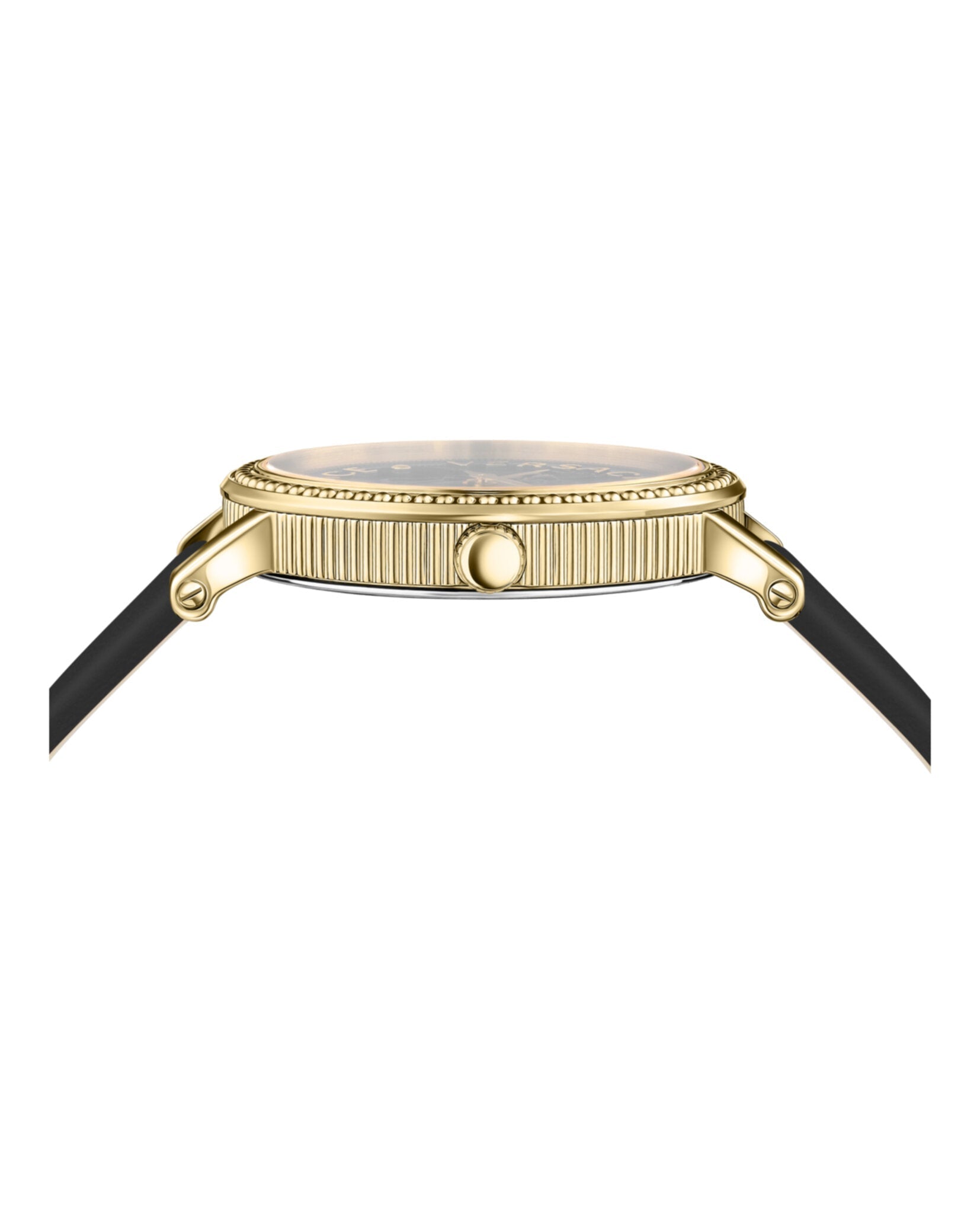 Versace V-Dollar Leather Watch Watches - Tophatter Daily Deals