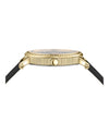 Versace V-Dollar Leather Watch Watches - Tophatter Daily Deals