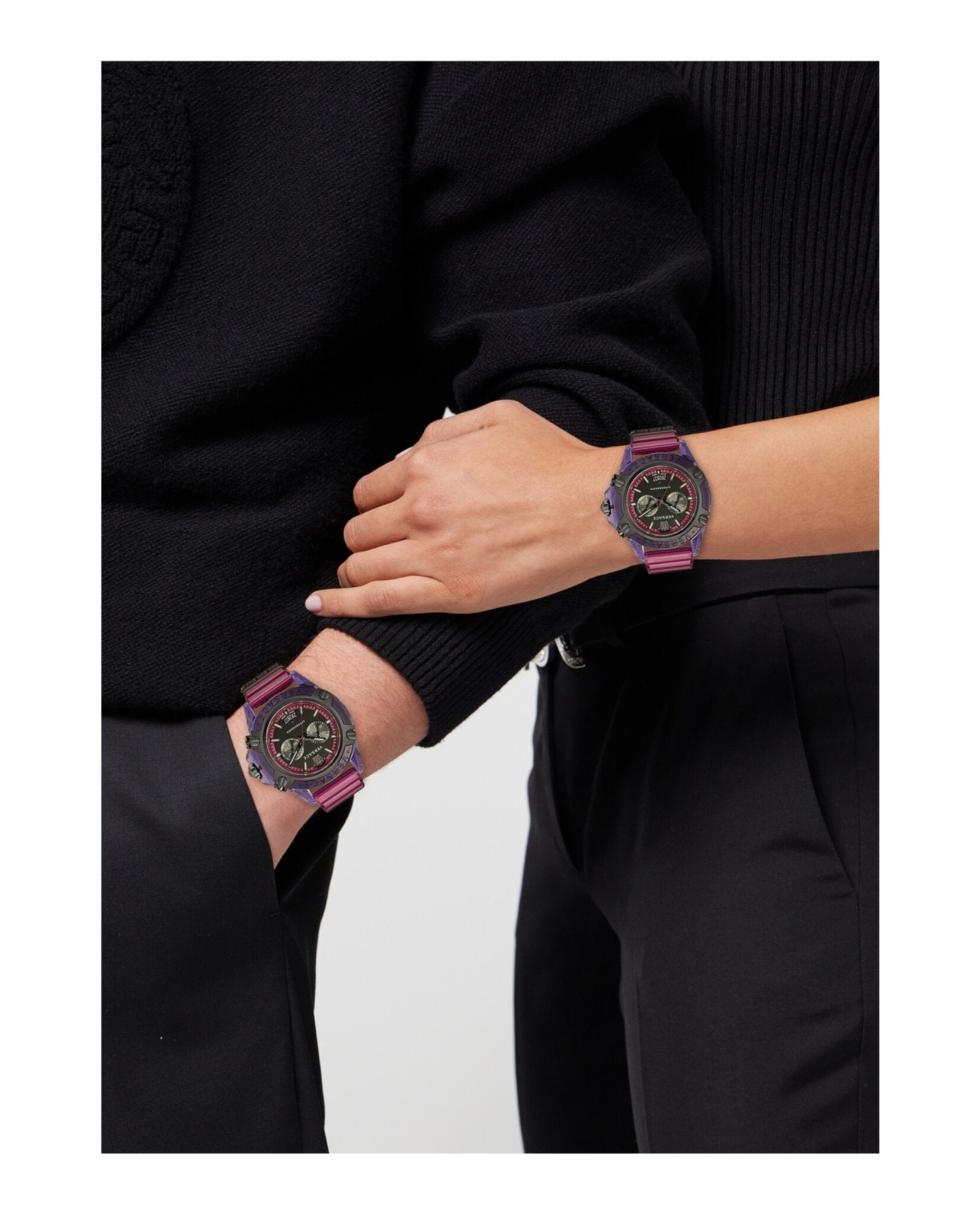 Versace Icon Active Chronograph Watch Watches - Tophatter Daily Deals