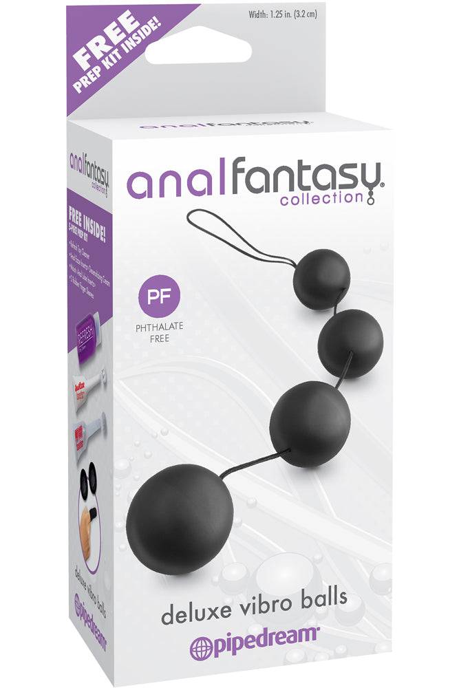 Pipedream - Anal Fantasy - Deluxe Vibro Balls Anal Beads - Black Sex Toy - Tophatter Daily Deals