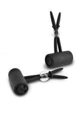 Pipedream - Fetish Fantasy Limited Edition - Vibrating Silicone Nipple Lassos - Black BDSM - Tophatter Daily Deals