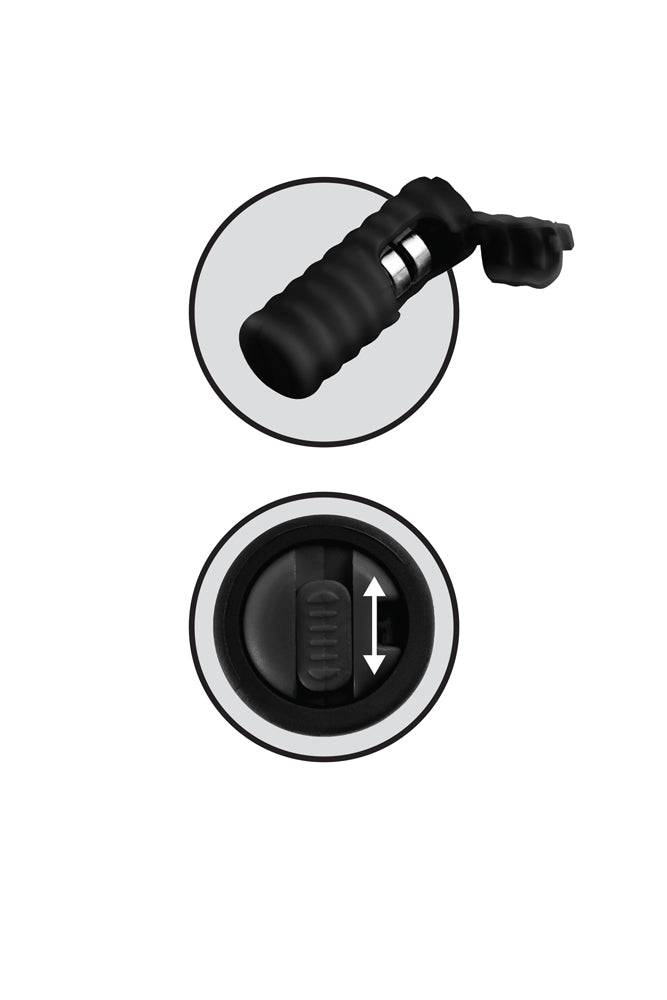 Pipedream - Fetish Fantasy Limited Edition - Vibrating Silicone Nipple Lassos - Black BDSM - Tophatter Daily Deals