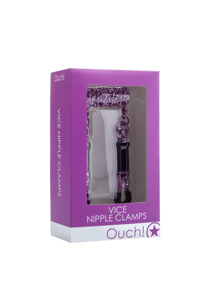 Ouch by Shots Toys - Vice Nipple Clamps - Assorted Colors BDSM - Tophatter Daily Deals