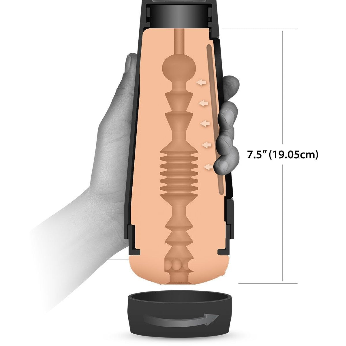 Main Squeeze Vicky Vette Ultraskyn Stroker in Ivory Male Masturbator - Tophatter Daily Deals