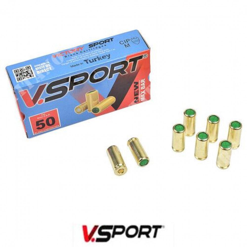 VICTORY SPORT BLANK CARTRIDGES 9X22MM P.A.K - 50's - Tophatter's Army Deals COMBOS - Tophatter Daily Deals