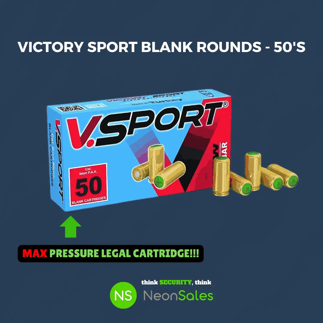 VICTORY SPORT BLANK CARTRIDGES 9X22MM P.A.K - 50's - Tophatter's Army Deals COMBOS - Tophatter Daily Deals