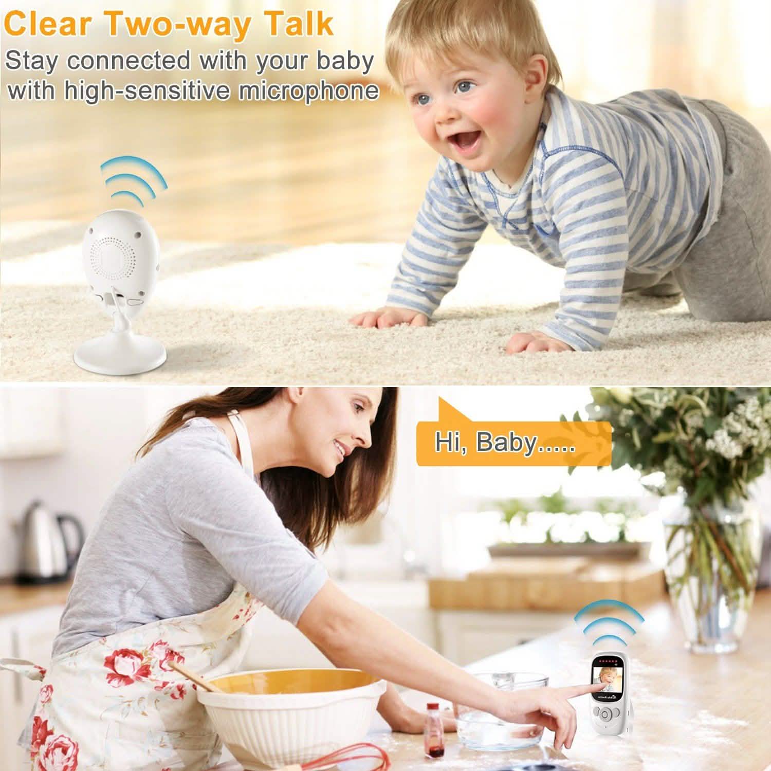 Video Baby with Digital Camera Infrared Night Viion Baby Gear - Tophatter Daily Deals