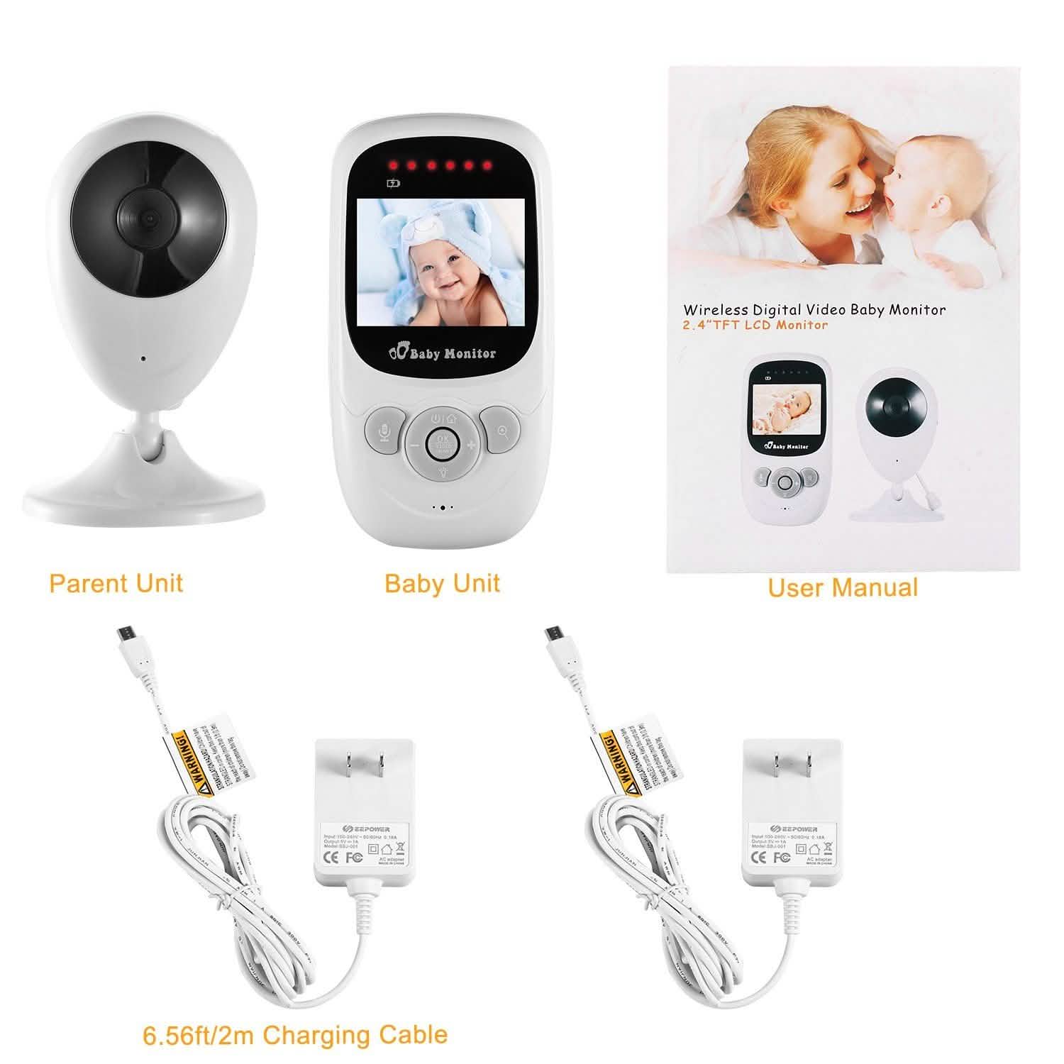 Video Baby with Digital Camera Infrared Night Viion Baby Gear - Tophatter Daily Deals