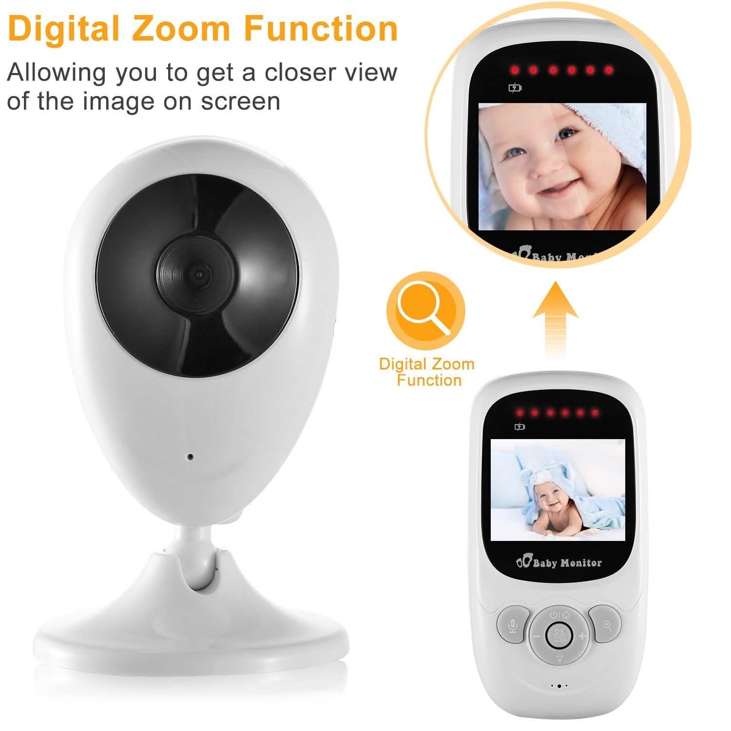 Video Baby with Digital Camera Infrared Night Viion Baby Gear - Tophatter Daily Deals