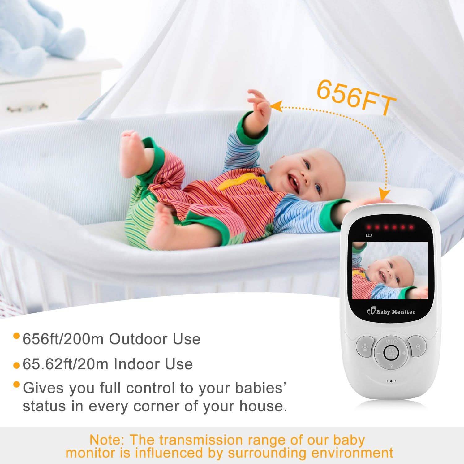 Video Baby with Digital Camera Infrared Night Viion Baby Gear - Tophatter Daily Deals
