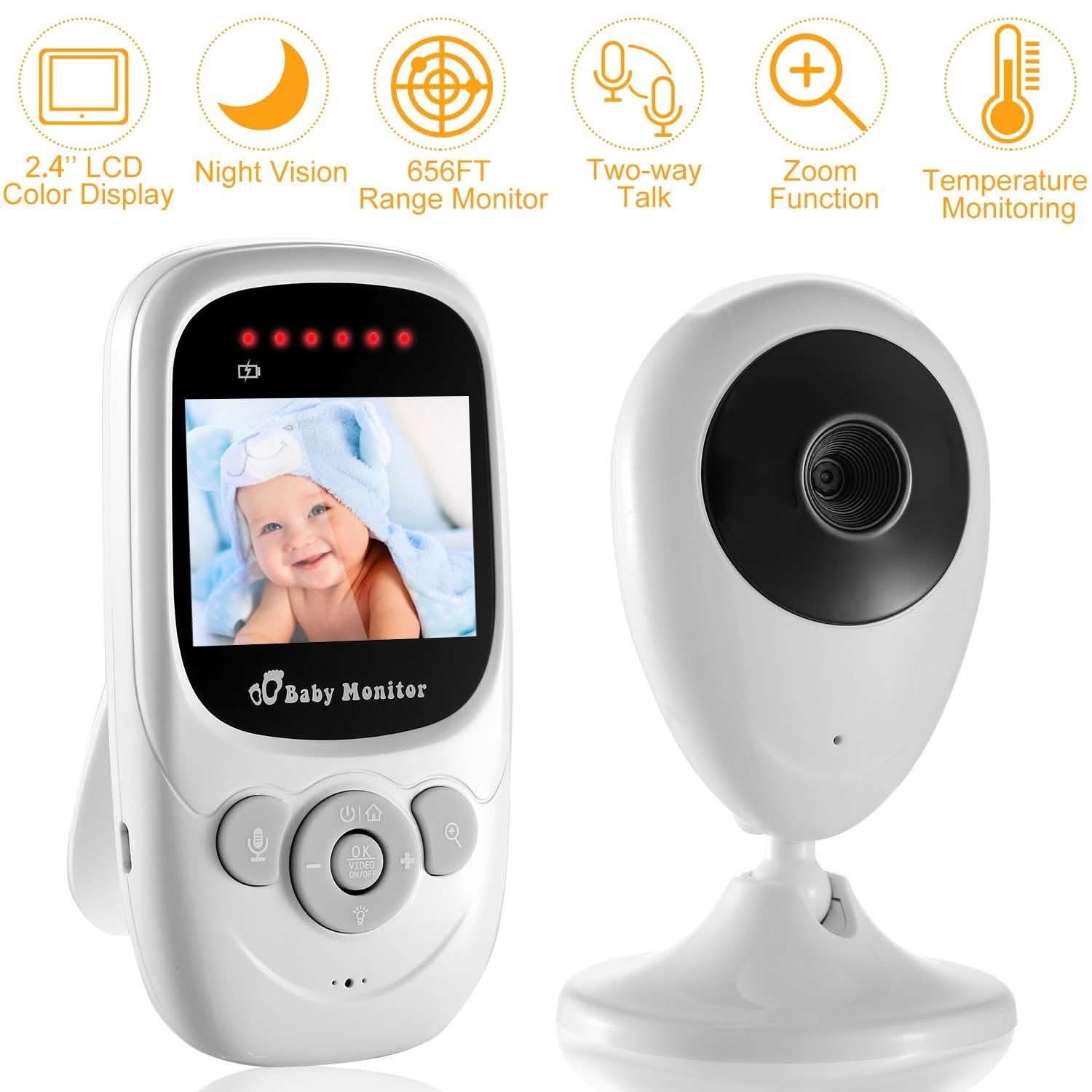 Video Baby with Digital Camera Infrared Night Viion Baby Gear - Tophatter Daily Deals