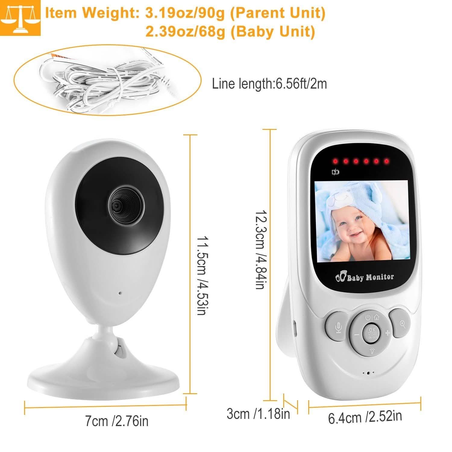 Video Baby with Digital Camera Infrared Night Viion Baby Gear - Tophatter Daily Deals