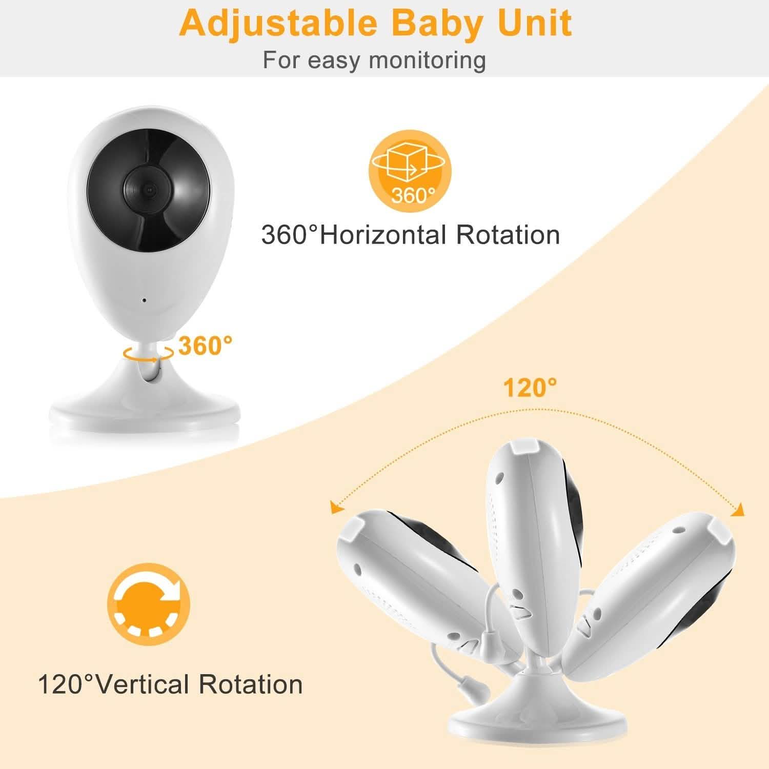 Video Baby with Digital Camera Infrared Night Viion Baby Gear - Tophatter Daily Deals