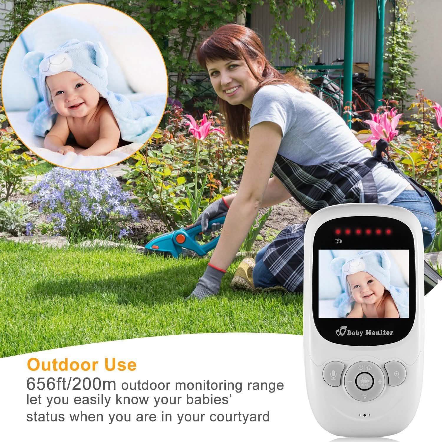 Video Baby with Digital Camera Infrared Night Viion Baby Gear - Tophatter Daily Deals