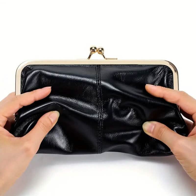 Vintage Chic Leather Clutch Lady Purse Handbags & Wallets - Tophatter Daily Deals