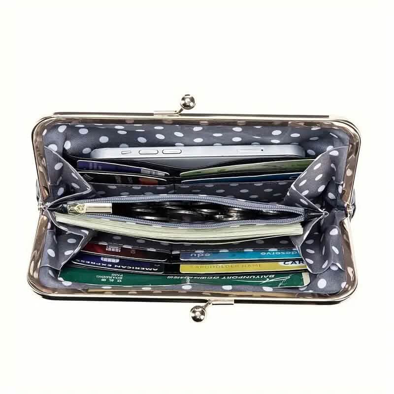 Vintage Chic Leather Clutch Lady Purse Handbags & Wallets - Tophatter Daily Deals