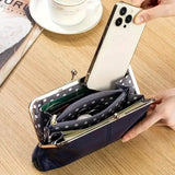 Vintage Chic Leather Clutch Lady Purse Handbags & Wallets - Tophatter Daily Deals