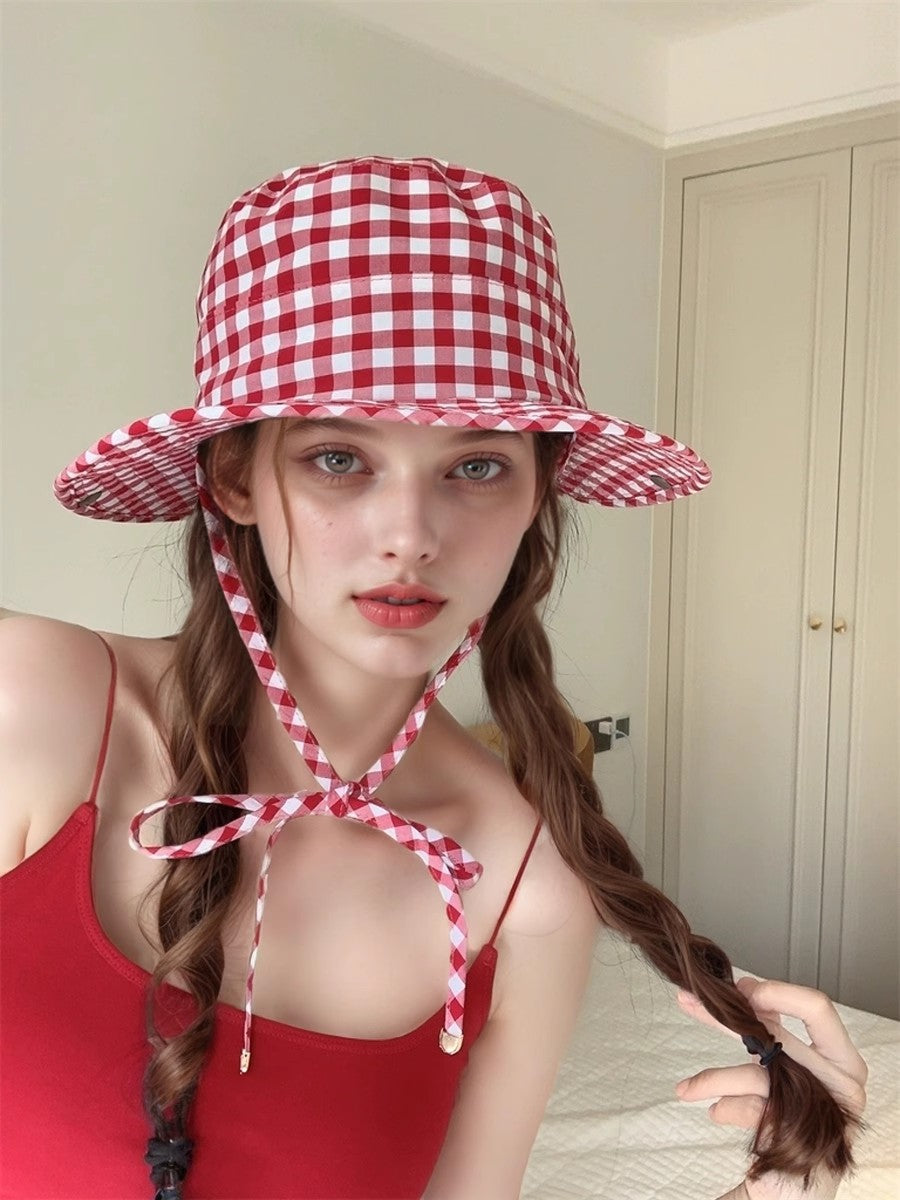 Vintage Plaids Bucket Hats Protection UV Protection Sun Hat Cap - Tophatter Daily Deals