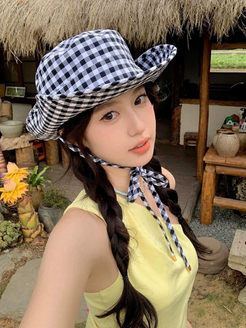 Vintage Plaids Bucket Hats Protection UV Protection Sun Hat Cap - Tophatter Daily Deals