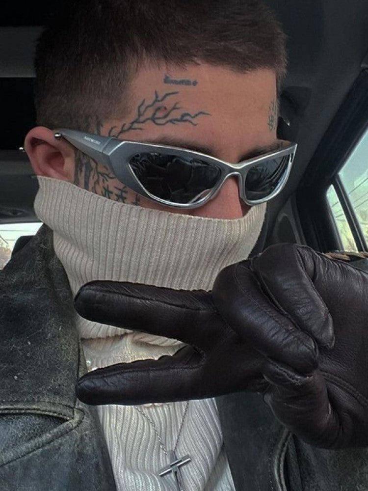 Vintage Shades Futuristic Eyewear Riding Eyeglasses Sunglasses - Tophatter Daily Deals