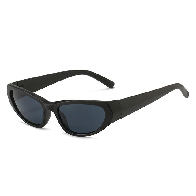 Vintage Shades Futuristic Eyewear Riding Eyeglasses Black Gray Sunglasses - Tophatter Daily Deals
