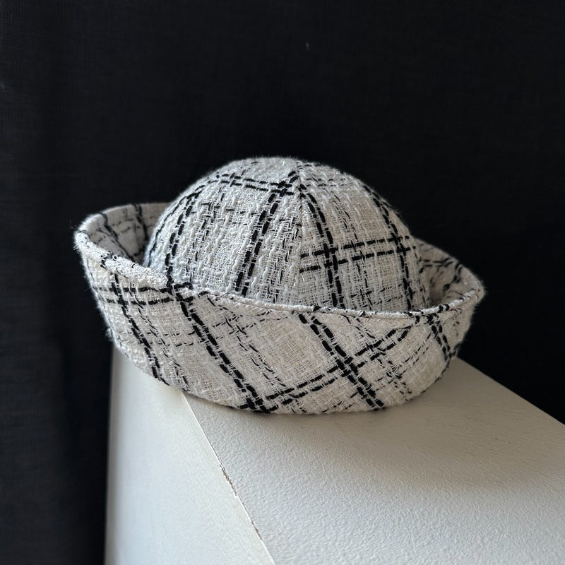 Vintage Tweed Berets Sailor Hat White Cap - Tophatter Daily Deals